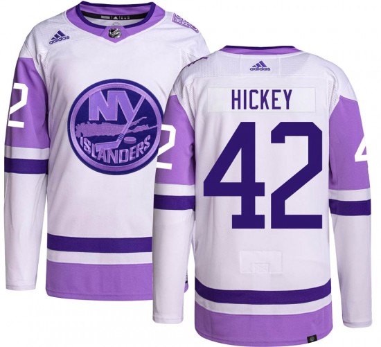 Adidas Youth Thomas Hickey New York Islanders Youth Authentic Hockey Fights Cancer Jersey