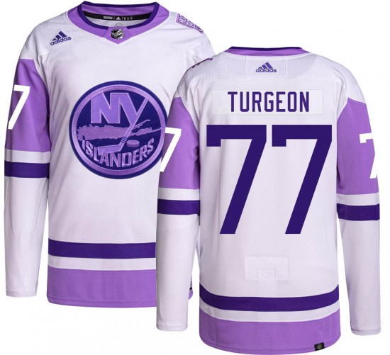 Adidas Youth Pierre Turgeon New York Islanders Youth Authentic Hockey Fights Cancer Jersey