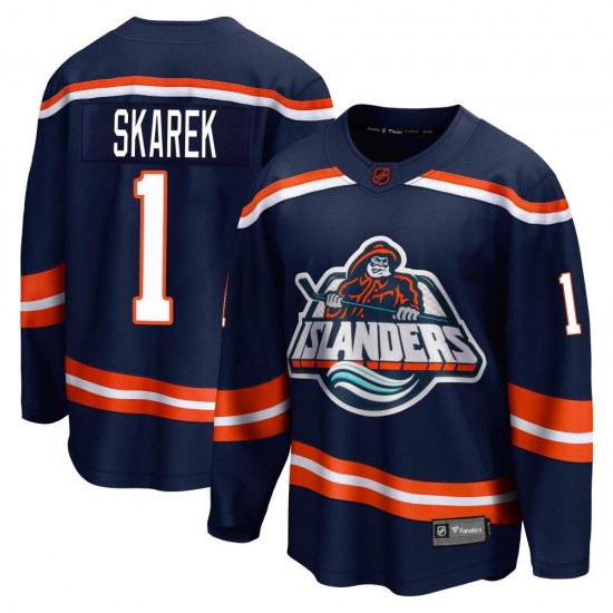Fanatics Branded Jakub Skarek New York Islanders Men's Breakaway Special Edition 2.0 Jersey - Navy