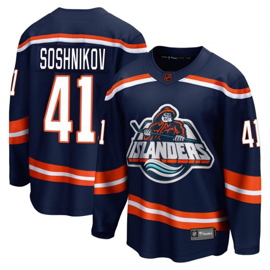 Fanatics Branded Nikita Soshnikov New York Islanders Men's Breakaway Special Edition 2.0 Jersey - Navy