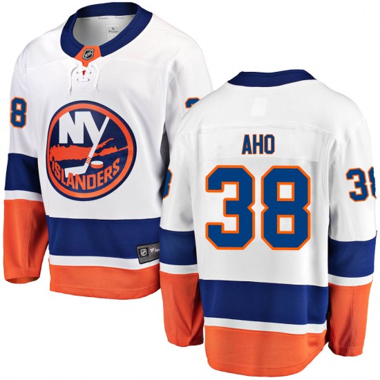 Fanatics Branded Sebastian Aho New York Islanders Youth ized Breakaway Away Jersey - White