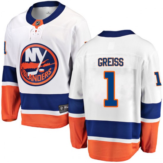 Fanatics Branded Thomas Greiss New York Islanders Youth Breakaway Away Jersey - White