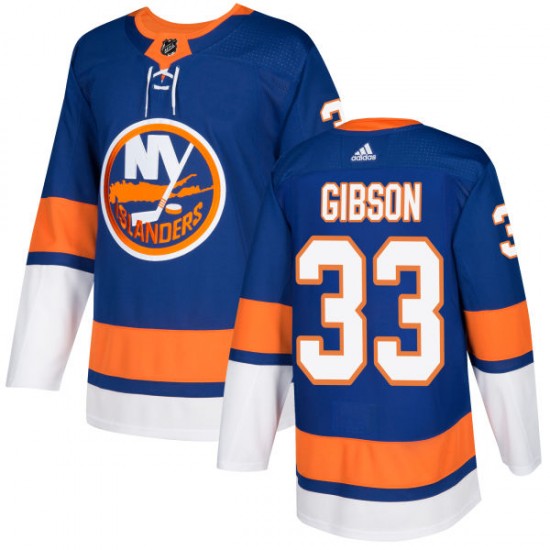 Adidas Christopher Gibson New York Islanders Men's Authentic Jersey - Royal