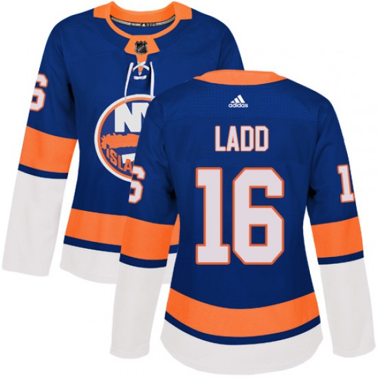 Adidas Andrew Ladd New York Islanders Women's Authentic Home Jersey - Royal Blue