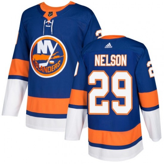Adidas Brock Nelson New York Islanders Youth Authentic Home Jersey - Royal Blue
