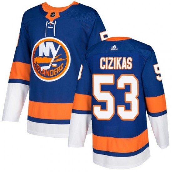 Adidas Casey Cizikas New York Islanders Youth Authentic Home Jersey - Royal Blue