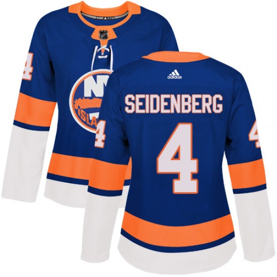 Adidas Dennis Seidenberg New York Islanders Women's Authentic Home Jersey - Royal Blue