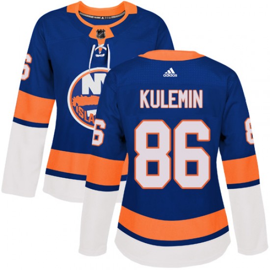 Adidas Nikolay Kulemin New York Islanders Women's Authentic Home Jersey - Royal Blue