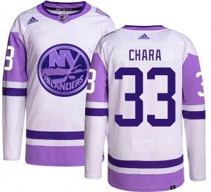 Adidas Men's Zdeno Chara New York Islanders Men's Authentic Hockey Fights Cancer Jersey