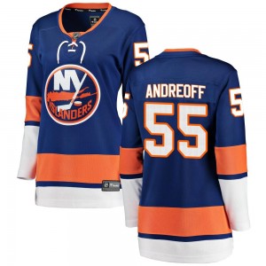Fanatics Branded Andy Andreoff New York Islanders Women's Breakaway Home Jersey - Blue