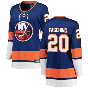 Fanatics Branded Hudson Fasching New York Islanders Women's Breakaway Home Jersey - Blue