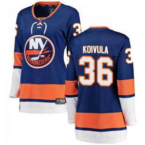 Fanatics Branded Otto Koivula New York Islanders Women's Breakaway Home Jersey - Blue