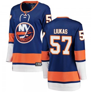 Fanatics Branded Eetu Liukas New York Islanders Women's Breakaway Home Jersey - Blue