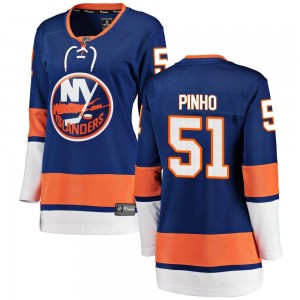 Fanatics Branded Brian Pinho New York Islanders Women's Breakaway Home Jersey - Blue