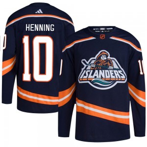 Adidas Lorne Henning New York Islanders Men's Authentic Reverse Retro 2.0 Jersey - Navy