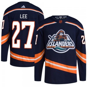 Adidas Anders Lee New York Islanders Men's Authentic Reverse Retro 2.0 Jersey - Navy