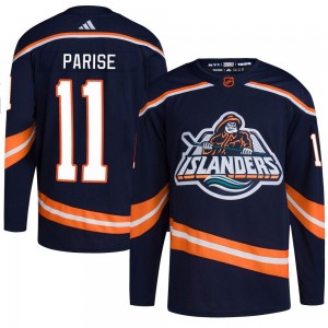 Adidas Zach Parise New York Islanders Men's Authentic Reverse Retro 2.0 Jersey - Navy