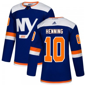 Adidas Lorne Henning New York Islanders Youth Authentic Alternate Jersey - Blue