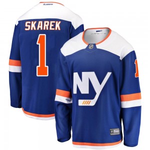 Fanatics Branded Jakub Skarek New York Islanders Youth Breakaway Alternate Jersey - Blue