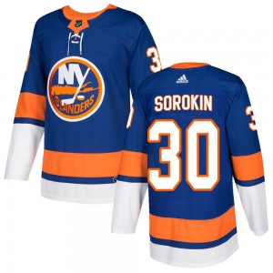 Adidas Ilya Sorokin New York Islanders Men's Authentic Home Jersey - Royal