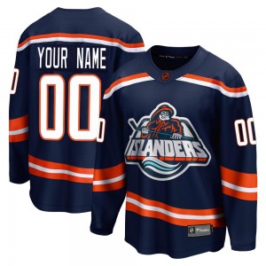 Fanatics Branded Custom New York Islanders Youth Custom Breakaway Special Edition 2.0 Jersey - Navy