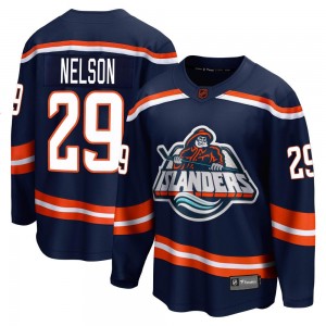 Fanatics Branded Brock Nelson New York Islanders Youth Breakaway Special Edition 2.0 Jersey - Navy