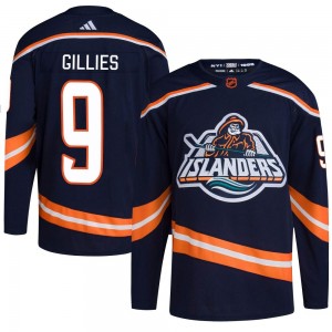 Adidas Clark Gillies New York Islanders Youth Authentic Reverse Retro 2.0 Jersey - Navy
