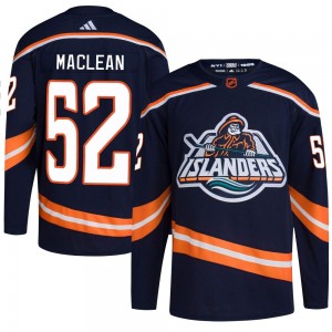 Adidas Kyle Maclean New York Islanders Youth Authentic Reverse Retro 2.0 Jersey - Navy
