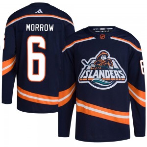 Adidas Ken Morrow New York Islanders Youth Authentic Reverse Retro 2.0 Jersey - Navy