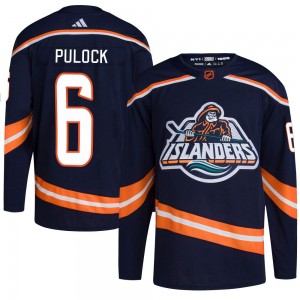 Adidas Ryan Pulock New York Islanders Youth Authentic Reverse Retro 2.0 Jersey - Navy
