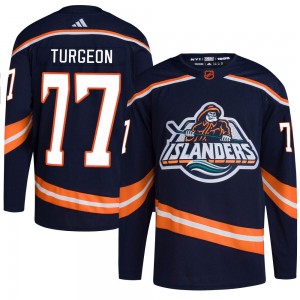 Adidas Pierre Turgeon New York Islanders Youth Authentic Reverse Retro 2.0 Jersey - Navy