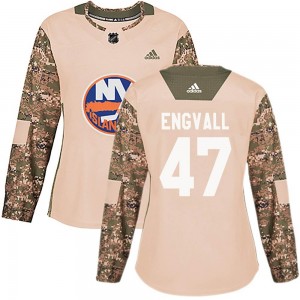 Adidas Pierre Engvall New York Islanders Women's Authentic Veterans Day Practice Jersey - Camo