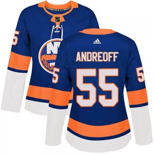 Adidas Andy Andreoff New York Islanders Women's Authentic Home Jersey - Royal
