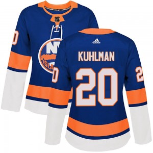 Adidas Karson Kuhlman New York Islanders Women's Authentic Home Jersey - Royal