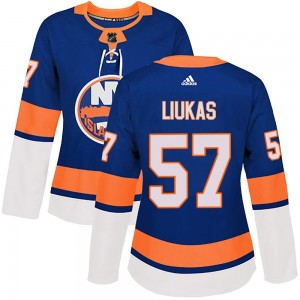 Adidas Eetu Liukas New York Islanders Women's Authentic Home Jersey - Royal