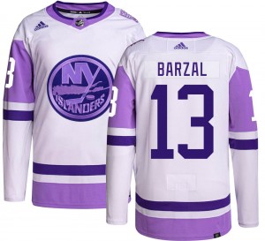 Adidas Youth Mathew Barzal New York Islanders Youth Authentic Hockey Fights Cancer Jersey