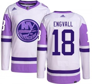 Adidas Youth Pierre Engvall New York Islanders Youth Authentic Hockey Fights Cancer Jersey