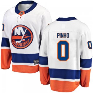 Fanatics Branded Brian Pinho New York Islanders Youth Breakaway Away Jersey - White