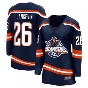 Fanatics Branded Dave Langevin New York Islanders Women's Breakaway Special Edition 2.0 Jersey - Navy