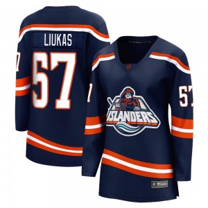 Fanatics Branded Eetu Liukas New York Islanders Women's Breakaway Special Edition 2.0 Jersey - Navy